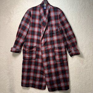 Pendleton Red and Black Plaid Coat